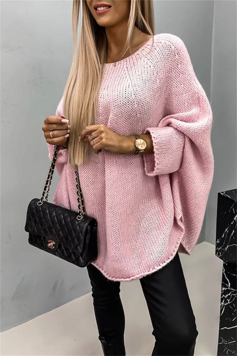 Cozy Batwing Sleeve Sweater - Love Salve